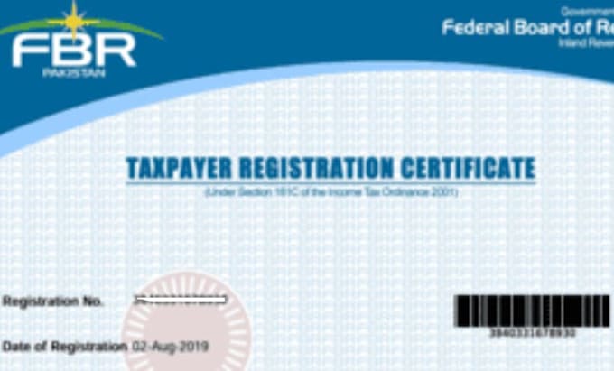 register your ntn in pakistan