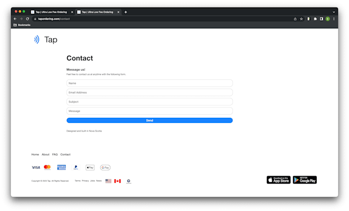 make a modern website