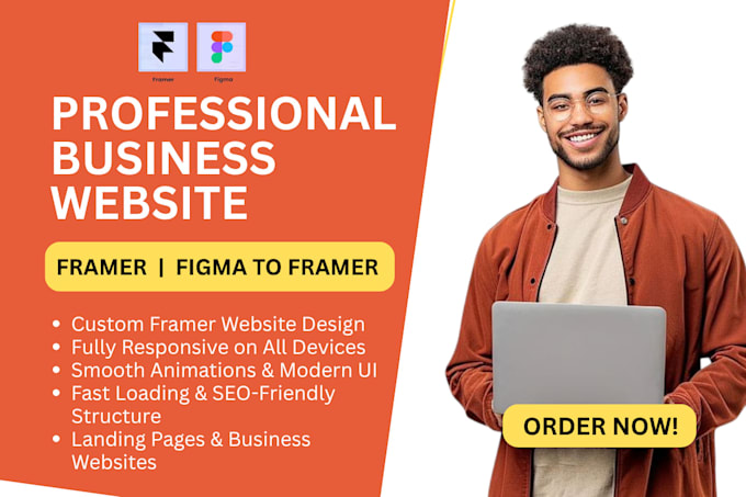 redesign framer website, framer landing page figma to framer