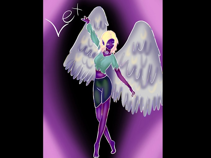 make digital art of characters