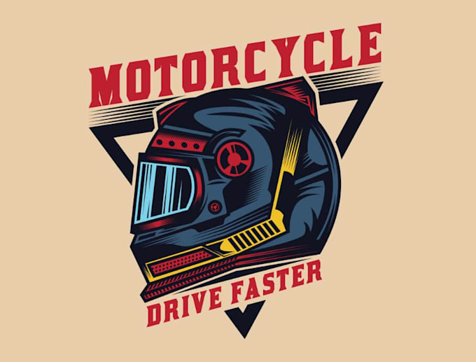 do motorcycle helmet logo for your business