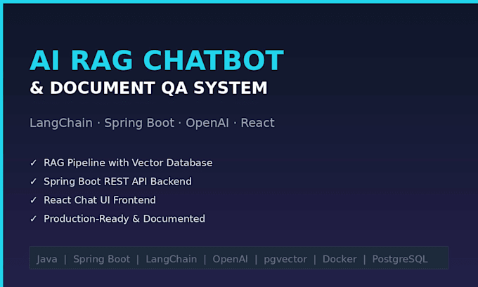 build a custom ai agent, rag chatbot, or document QA system with langchain
