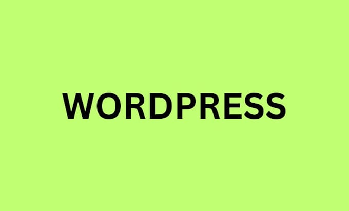 create a wordpress website for your business