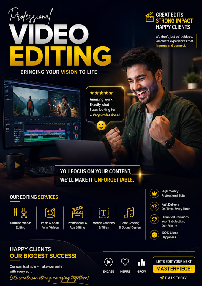 do  professional international video ads editing