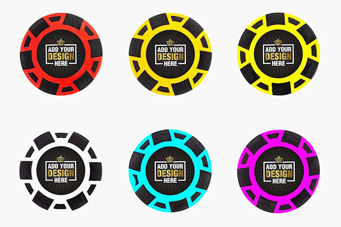 create luxury poker logo and poker chip design