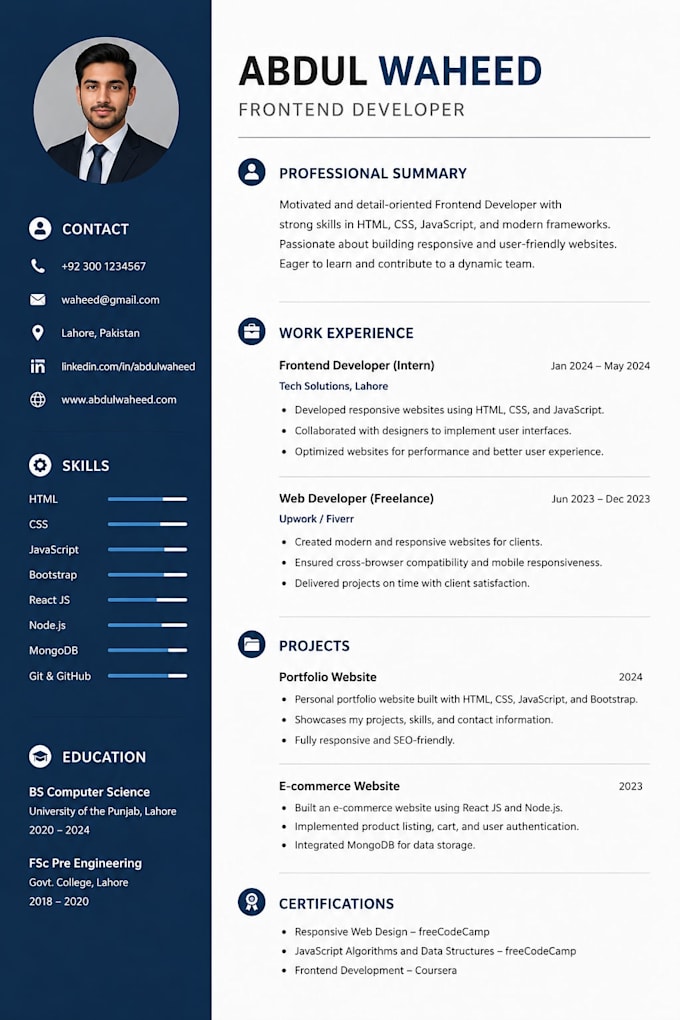 professionally edit and design your ats friendly resume CV