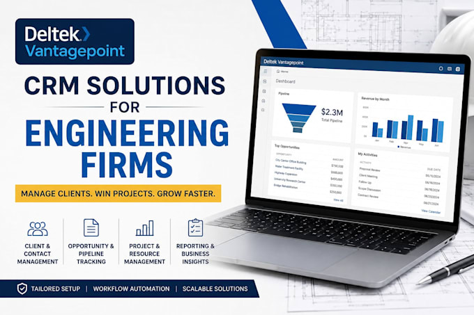setup salesforce dashboards for engineering businesses and automate salesforce