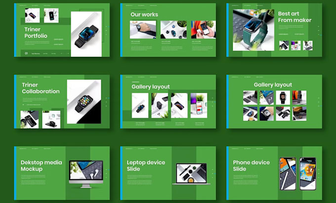 design professional greentech esg sustainability impact report presentation