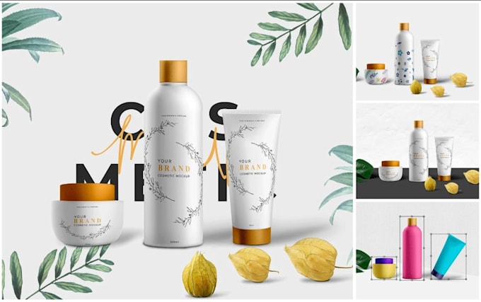 create digital product mockup and ecover bundle
