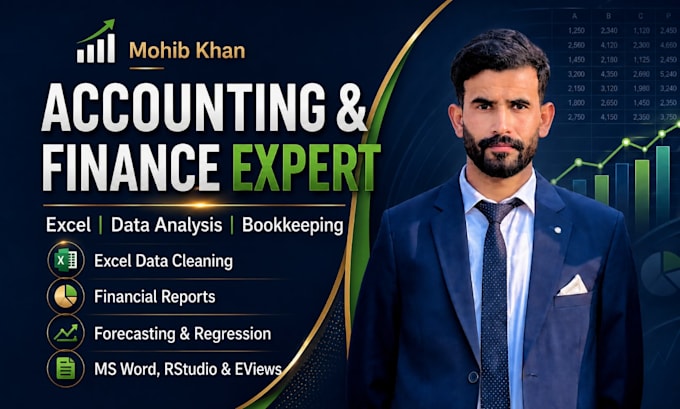 do excel accounting finance data analysis and reporting