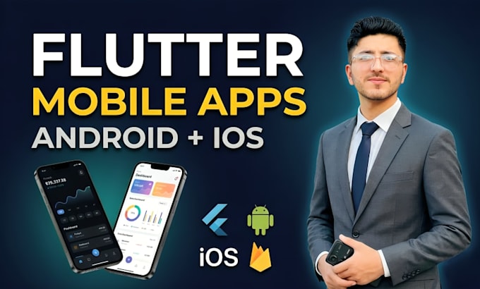 build a flutter app for ios and android with firebase