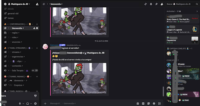 create a custom discord server community for you