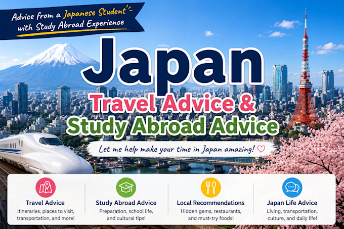 provide japan travel and study abroad advice