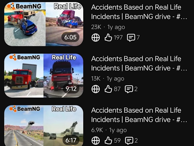 make and edit beamng videos for you
