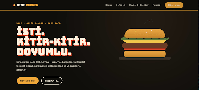 create a custom single page HTML website landing page