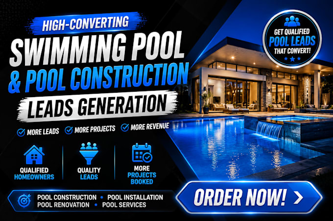 swimming pool leads pool construction leads facebook ads pool service leads