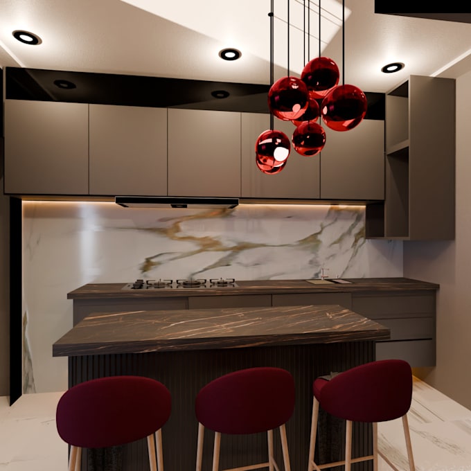 design 3d interior and product