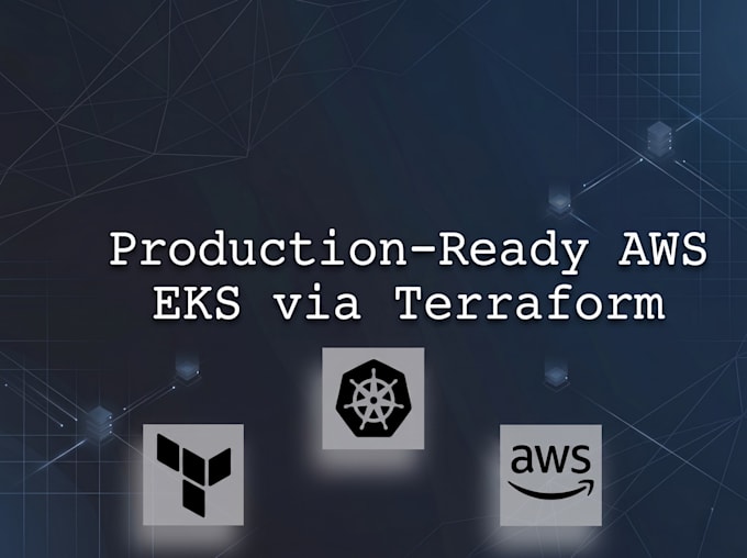 build a production ready AWS eks cluster using terraform