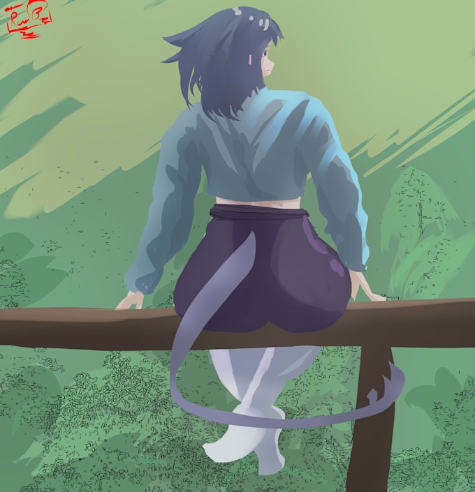 paint art with simple background
