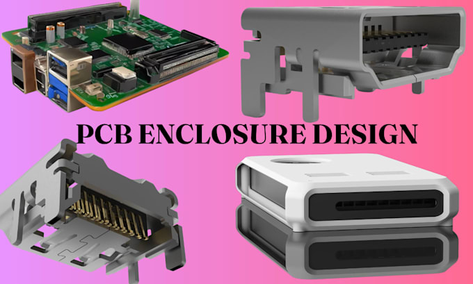 design pcb enclosure product casing 3d printable product model and cad design