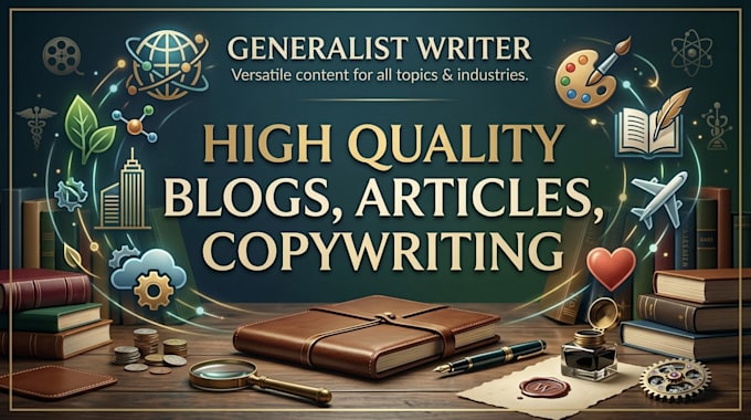 write SEO optimized blog posts, articles, and copywrite