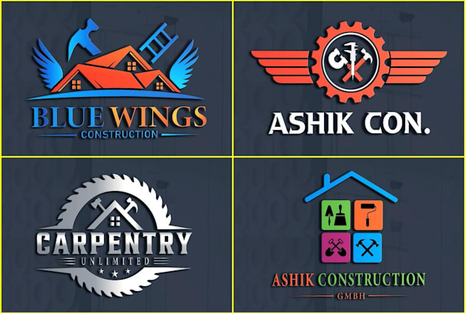 do real estate, contracting,mechanical,construction logo