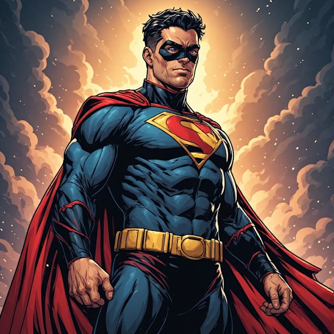 do a  superhero comic