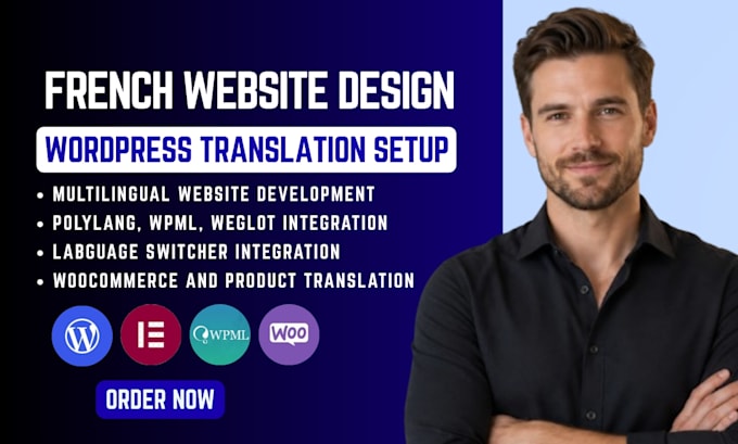french wordpress website wordpress translation polylang wpml weglot integration