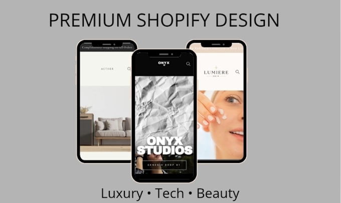 design a professional branded shopify store
