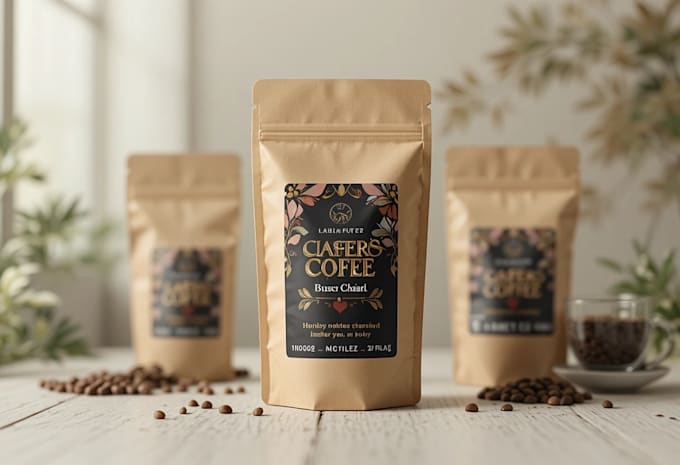do coffee bag , label , product packaging ,pouch design