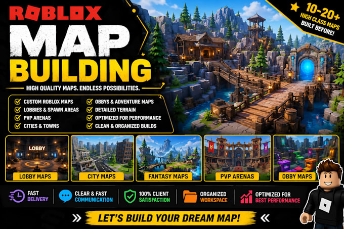 build high class roblox game maps