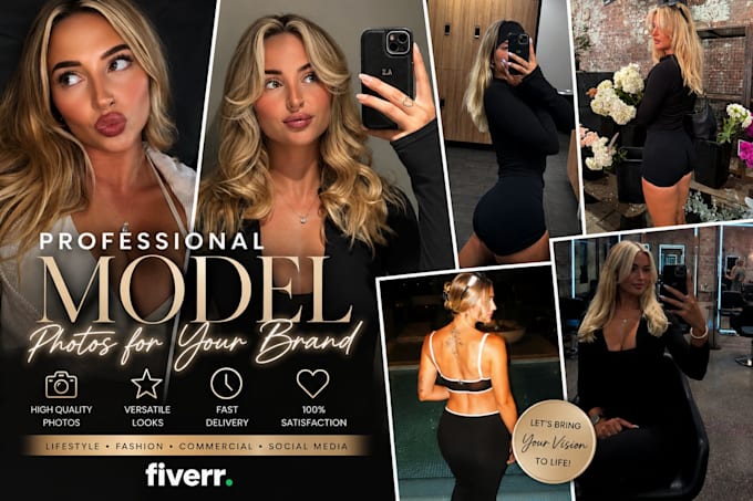be your female model for videos and photos