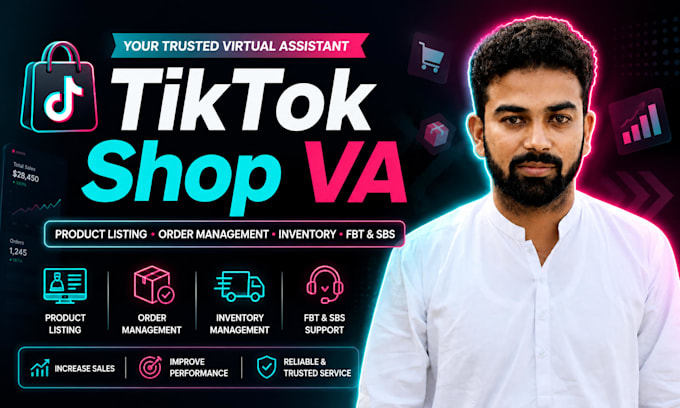 be your tiktok shop virtual assistant and manager