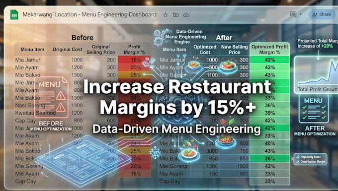 engineer your restaurant menu to maximize profit margins