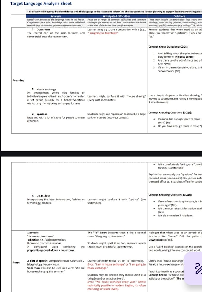 design professional cambridge lesson plans and curriculum materials