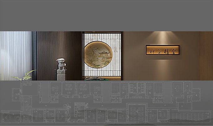 interior design, home layout, renovation plan, 3d rendering