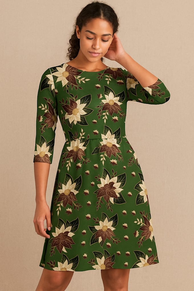 design custom floral  pattern
