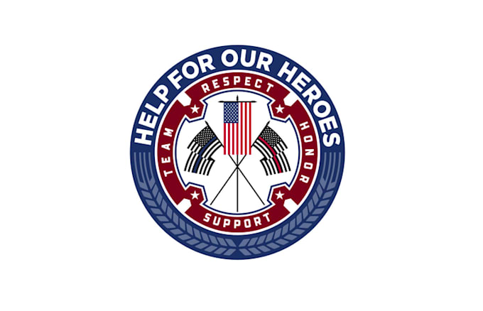 design veterans responders heroes logo