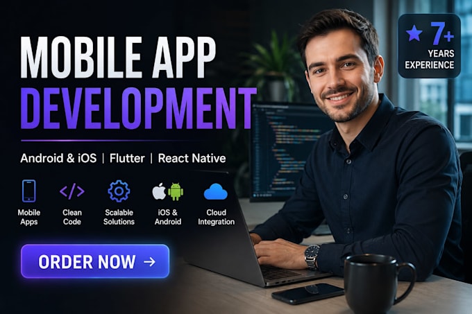 build ai mobile app develop flutter ios app development app creation flutter app