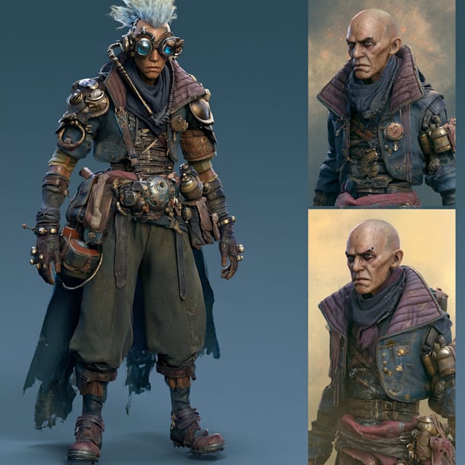 draw custom video game characters and avatars