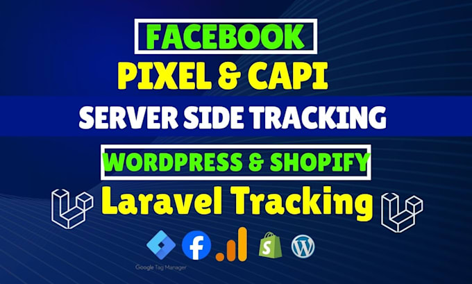 fix or setup ga4 GTM meta pixel capi on PHP laravel wordpress shopify website