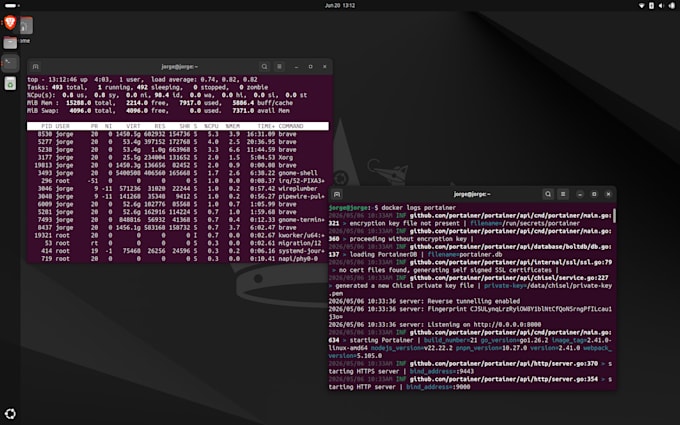 help you configure linux environments and docker containers
