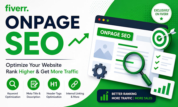 fix on page SEO issues and improve website ranking