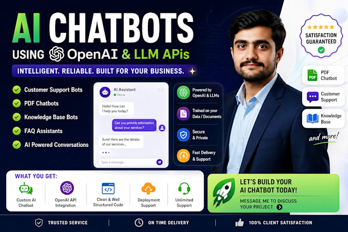 build ai chatbots using openai and llm apis