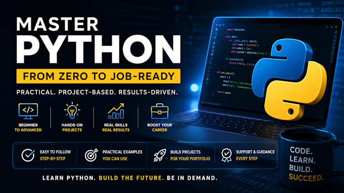 teach you python programming from beginner to advanced
