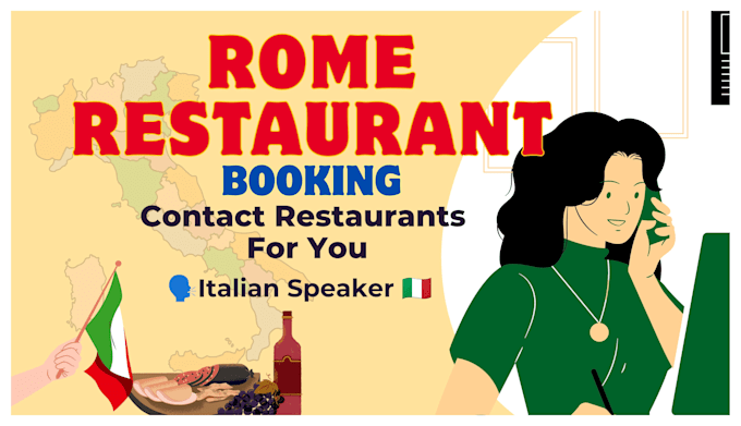 book restaurants in rome on your behalf