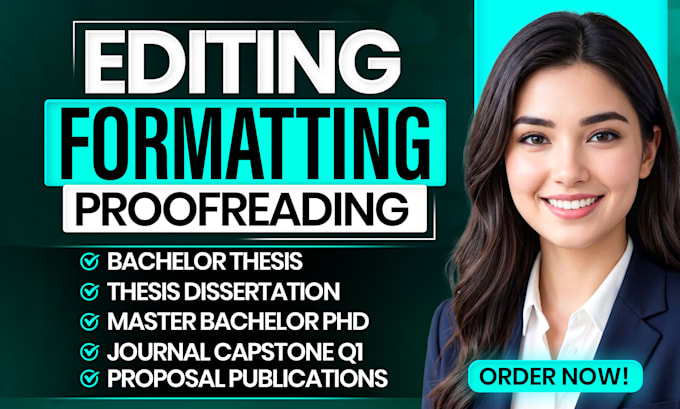 proofread edit and format master dissertation, thesis publication and q1 journal