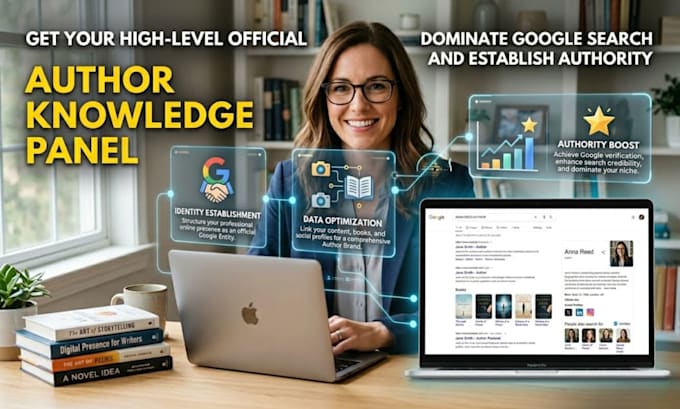 setup an author knowledge panel and trigger the google graph