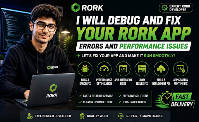 debug and fix your rork app bugs errors and performance issues fast