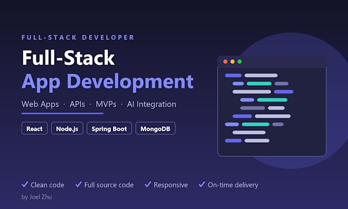 develop full stack applications